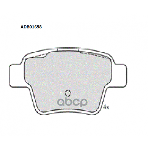 Колодки Тормозные Дисковые Зад ALLIED NIPPON 