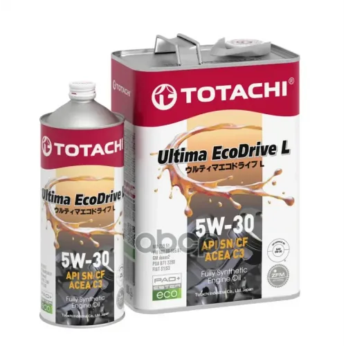 Масло Моторное 5W30 Totachi Ultima Ecodrive L Sn/Cf Синтетика Акция 4+1 5Л TOTACHI 