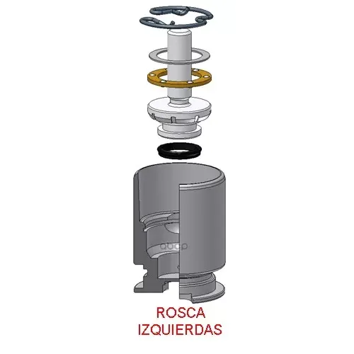 Поршень Суппорта Зад.лев.d38 Renault Kangoo 2001 => Frenkit 