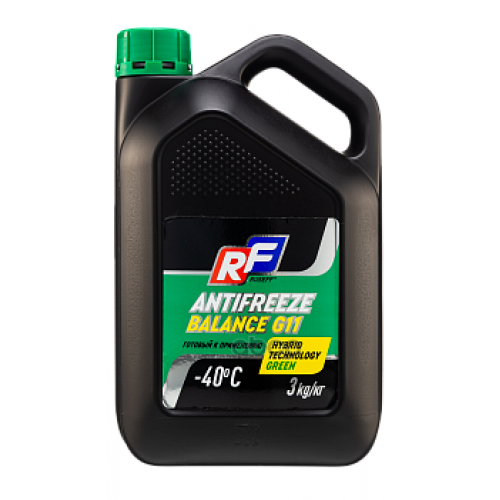  Ruseff Антифриз Antifreeze Balance G11 40 (3Кг) RUSEFF 