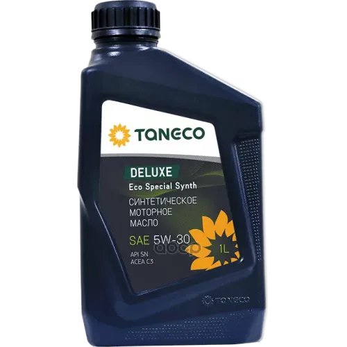 Taneco Масло Моторное Синтетическое Taneco Deluxe Eco Special Synth Sae 5W-30 Канистра 1 Л