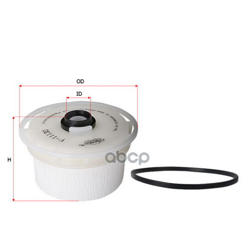 Фильтр Топливный Toyota Land Cruiser 4.5D 08- Sakura 