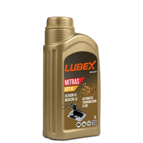 Масло Трансмиссионное Lubex 1Л Atf Синтетика Mitras Atf Vi Gm Dexron Vi LUBEX L020-0877-1201