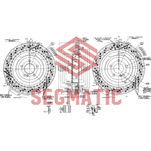 Диск Тормозной Mb C(W205) Задн. SEGMATIC 