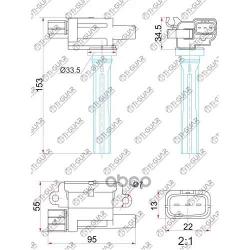 Катушка Зажигания Tg-33410-66D01  Ti-Guar Ti-Guar 