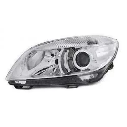 Фара Skoda Fabia/Roomster 10- Лев. Depo 