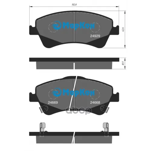 Колодки Тормозные МарКон 