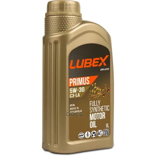 LUBEX Масло Моторное 5W30 Lubex 1Л Primus C3-La Api Sn Acea C3