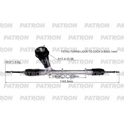 Рейка Рулевая Haval Jolion 21- PATRON 