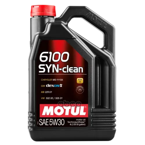 MOTUL Масло Моторное 5W30 Motul 4Л Синтетика 6100 Syn-Clean Sn/C3