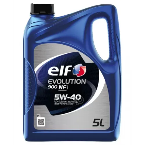 ELF Масло Моторное 5W40 Elf 5Л Синтетика Evolution 900 Nf