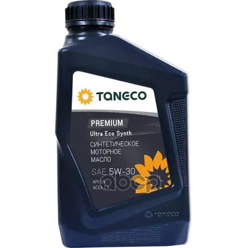 Taneco Масло Моторное Синтетическое Taneco Premium Ultra Eco Synth Sae 5W-30 Канистра 1 Л
