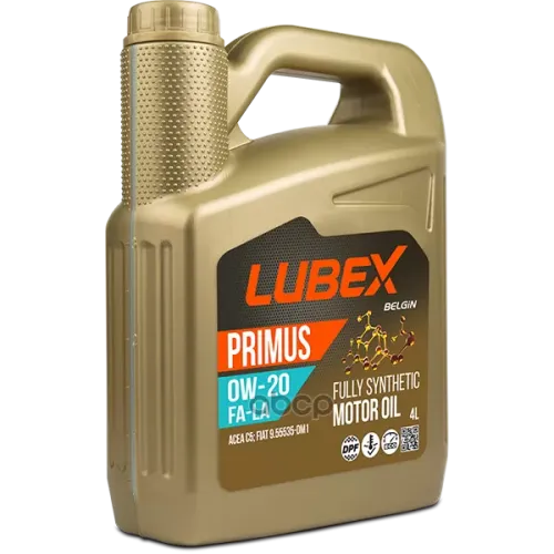 LUBEX  Lubex Синт-Ое Мот.масло Primus Fa-La 0W-20 (4Л)