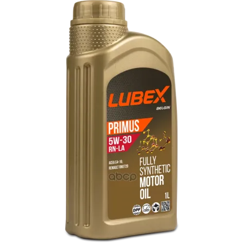 LUBEX  Lubex Синт. Мот.масло Primus Rn-La 5W-30 C4 (1Л)