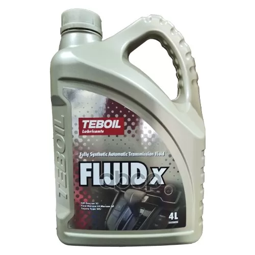 Fluid X Atf Dexron Vi Toyota Ws 4Л (Авт. Транс. Синт. Масло) Teboil 