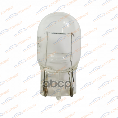 Лампа Накаливания (W21w (T20) 12V 21W W3x16d) (Уп. 10 Шт.) KORWIN 