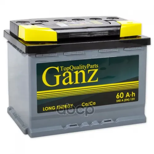 Аккумуляторная Батарея Ganz Standart 60 А/Ч 175X242x190 12V Обратная Полярность 540A GANZ 