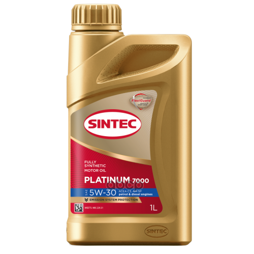 SINTEC Масло Sintec Platinum 7000 5W-30 C3 Sp 1Л (Старый Арт. 801992)