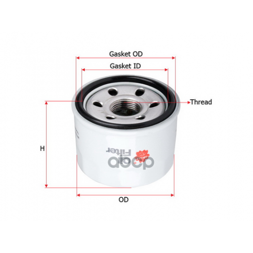 Фильтр Масляный Smart Fortwo 1.0 07- Sakura 