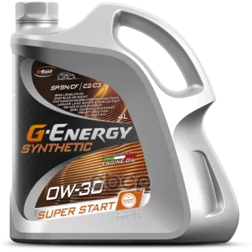 G-Energy Масло Моторное 0W30 G-Energy Superstart 4Л Синтетика