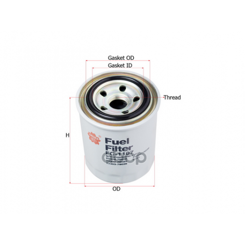 Фильтр Топливный Toyota Hiace/Land Cruiser -89 Diesel Sakura 