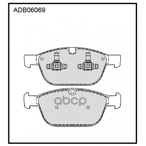 Комплект Тормозных Колодок, Дисковый Тормоз Перед ALLIED NIPPON 