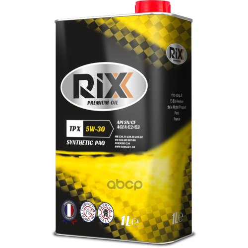 RIXX Rixx Tp X 5W-30 Sn/Cf C2/C3 Масло Моторное Синт. 1L