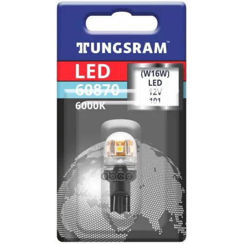 Лампа Автомобильная W16w Led (W2,1X9,5D (Упаковка 1Шт.) (Tungsram) TUNGSRAM 