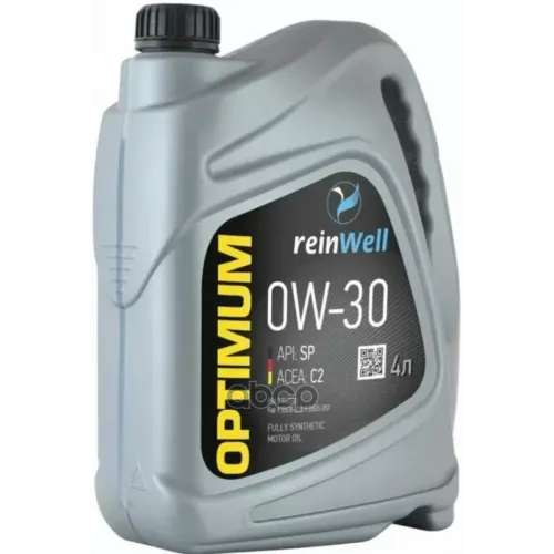 reinWell Масло Моторное 0W30 Reinwell 4Л Optimum Api Sp/Acea C2