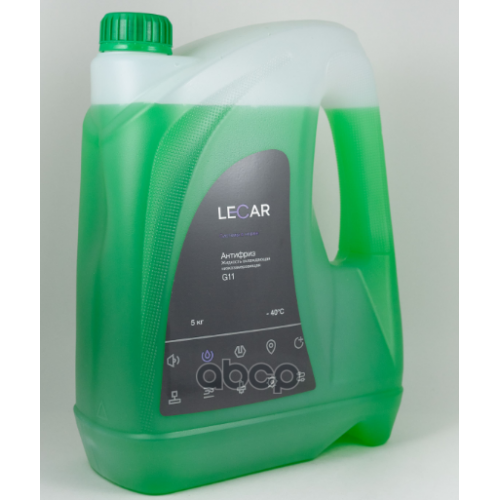 Антифриз Lecar Зеленый G11 5Л LECAR 