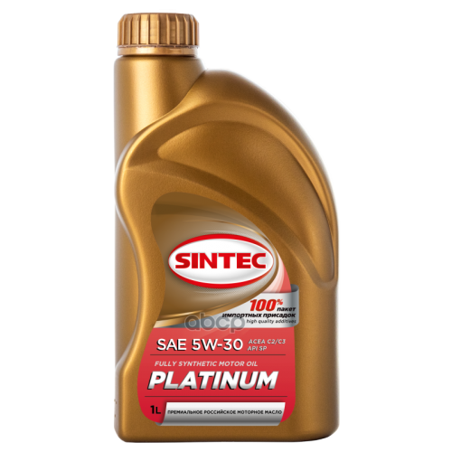 SINTEC Sintec Platinum 5W30 Sp C3 Масло Моторное Синт. (1L)