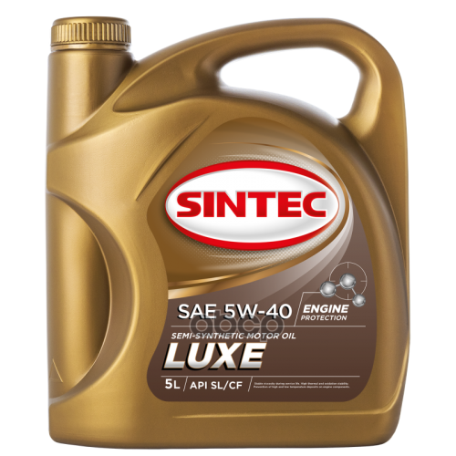 SINTEC Sintec Luxe 5W40 Sl/Cf Масло Моторное Полусинт. (5L)