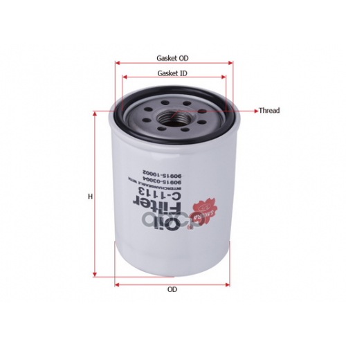 Фильтр Масляный Toyota/Daihatsu/Suzuki Sakura 