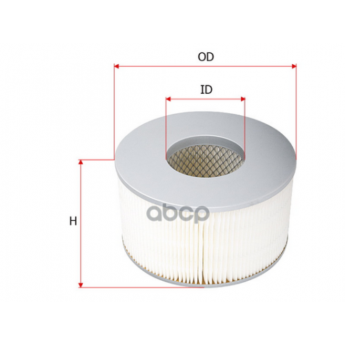 Фильтр Воздушный Toyota Hilux 2.4 97- Sakura 