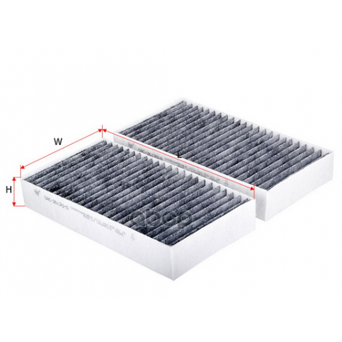 Фильтр Салона Mb W164/W251 Угольный (Упак.2шт.) Sakura 