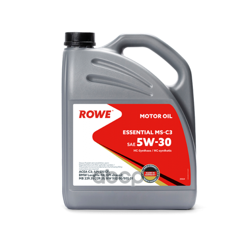 ROWE Rowe Essential 5W-30 Ms-C3 Моторное Масло Синтетическое 5L