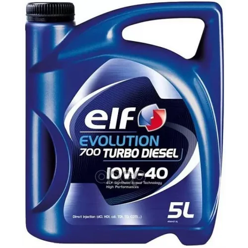 ELF Elf Evolution 700 Td 10W40 A3/B4. Sl/Cf Масло Моторное Полусинт. (5L) (Франция)