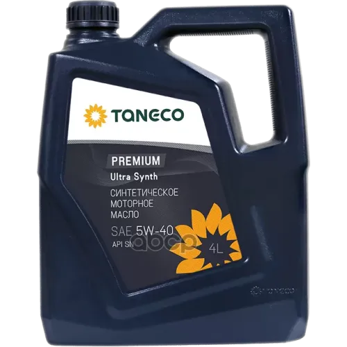 Taneco Масло Моторное Синтетическое Taneco Premium Ultra Synth Sae 5W-40 Канистра 4 Л