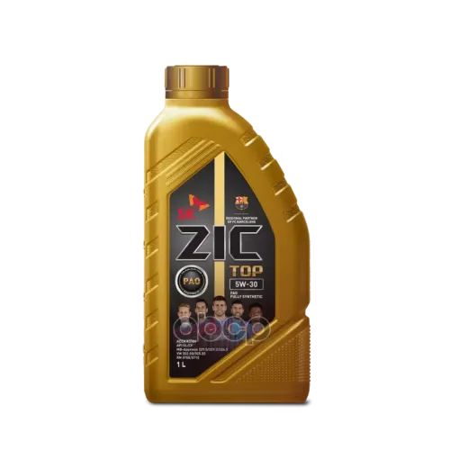 ZIC Масло Моторное 5W30 Zic Top 1Л Синтетика Api Sl Acea A3/B4 Vw 502.00/505.00