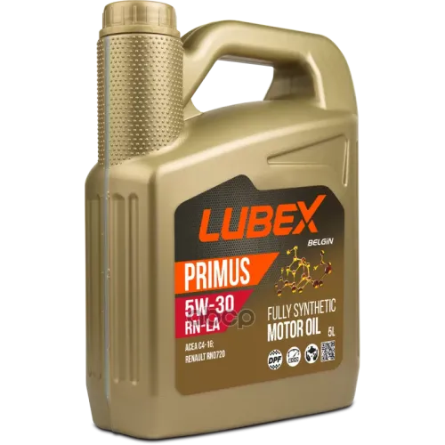 LUBEX  Lubex Синт. Мот.масло Primus Rn-La 5W-30 C4 (5Л)