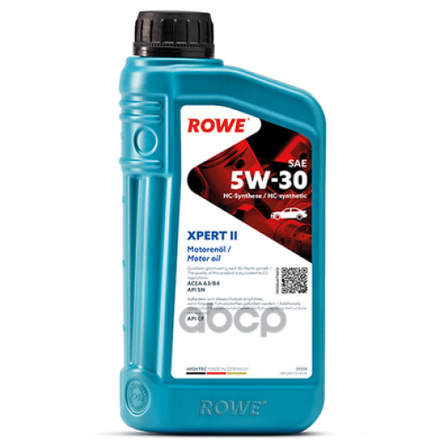 ROWE Rowe Hightec Xpert Ii Sae 5W-30 Sn/Cf A3/B4 Моторное Масло Синтетическое 1L