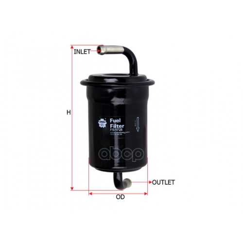 Фильтр Топливный Mazda 626 1.6-2.0 97-02 Sakura 