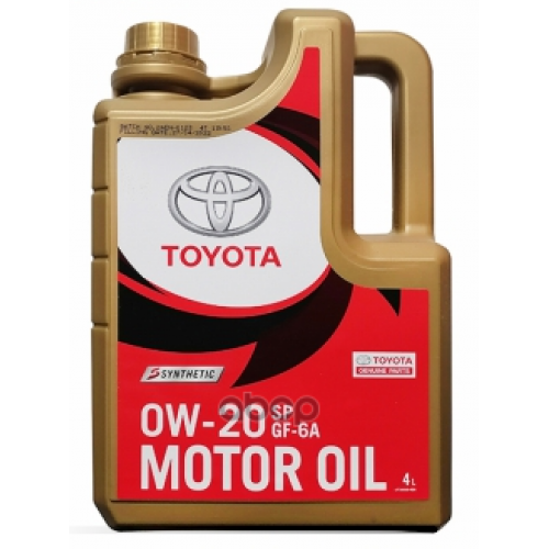 Масло Моторное Sp 0W20 4Л TOYOTA 