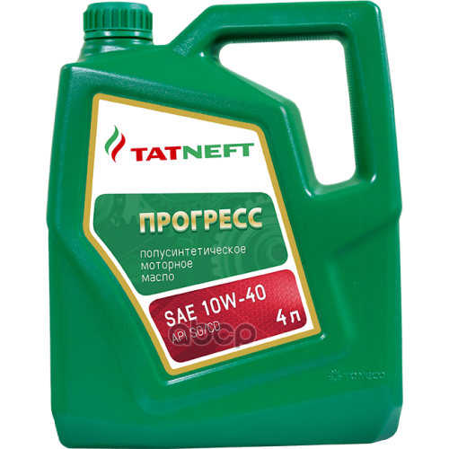 TATNEFT Масло Моторное Полусинтетическое Татнефть Прогресс Sae 10W-40 Канистра 4 Л