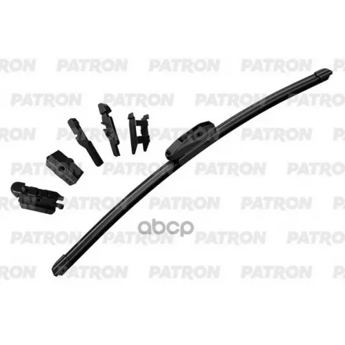 Щетка Стеклоочистителя 61См Плоская Универсальная + 6 Адаптеров PATRON PWB610-FQ