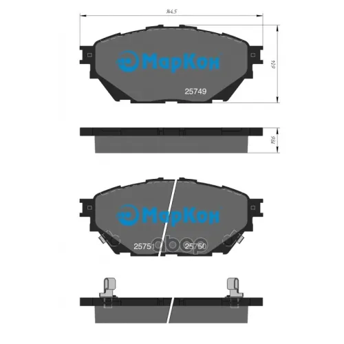 Колодки Тормозные МарКон 