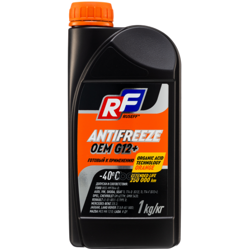 Ruseff Антифриз Antifreeze Oem G12+ 40 (1Кг) RUSEFF 
