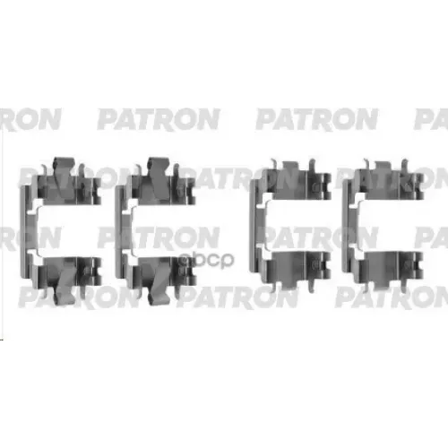 Комплект Монтажный Тормозных Колодок Дисковых Honda Logo 99-02, Jazz Ii 02-, Integra 02-, Crx Iii 9 PATRON 