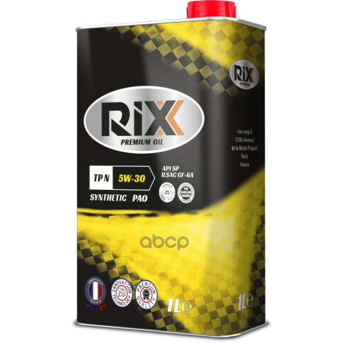RIXX Rixx Tp N 5W-30 Gf-6А  Масло Моторное Синт. Рао 1L