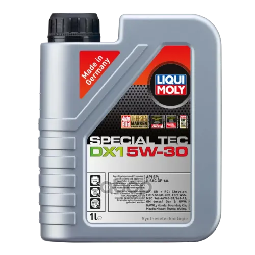 LIQUI MOLY Масло Моторн 5W30 Liqui Moly 1Л Нс-Синтетика Special Tec Dx1 Gm Sn Plus+Rc/Gf-5
